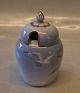 1 pcs in stock172 Marmalade box with lid 13 cm Bing & Grondahl Copenhagen Dinnerware Seagull ...