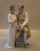 B&G 1618 Sitting man with mandolin & woman 28.5 cm B&G ...