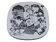 Black Bjorn Wiinblad, Annual plate 1985-1986.Made at Nymolle Pottery.Measures 18.8 by ...