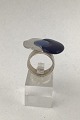 Royal Copenhagen / A Michelsen Porcelain / Sterling Silver RingMeasures Ring Str.53 (US6½) ...