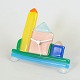 Barovier & Toso, Murano glass table clock.Decorative table clock in vibrant mouth-blown Murano ...