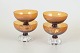 Bo Borgström for Åseda glassworks, set of four dessert bowls.Elegant dessert bowls in ...