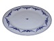 Star Blue FlutedExtra large platter 46 cm.