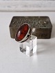 N.E.From vintage ring in sterling silver with oval amber pearl Stamped: N.E.From - Sterling - ...