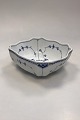 Royal Copenhagen Blue Fluted Half Lace Square Salad Bowl