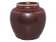 Bing & Grondahl art potterySmall light redbrown modern vase