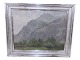 Marie Luplau (1848-1925), oil painting in an old silver frame.Signed and dated ...