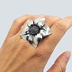 Regitze Overgaard for Georg Jensen; Flowerring in silver ...