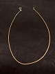 8 carat gold necklace 36 cm. W. 0.2 cm. item no. 636623