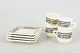 Tiffany Boutique, set of four espresso cups with saucers.