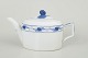 Royal Copenhagen Rosenknop/Blue Rose  teapot.Rare teapot in white porcelain with hand-painted ...