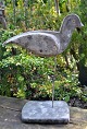 Decoy bird in painted wood, ca. 1920. Denmark. On foot. H  : 40 cm. L: 30 cm.NB: No discount ...