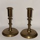 Pair of candlesticks in Baroque style. Supposed to have been made in the first half of the 18th ...