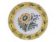 Kellinghusen faience / earthenware, plate with flowers from the period 1763 to 1860.Diameter ...