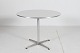 Arne JacobsenRound Cafe Tablewith white table ...