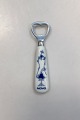 Bing & Grondahl Blue Painted Blue Fluted Bottle opener NOVOMeasures 14 cm / 5.51 inch