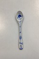 Porcelain spoon with Homemade Blue Fluted decoration