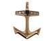 Bent Gabrielsen 14 carat goldLarge anchor ...