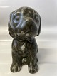 Johgus, Figure dog, Bornholm pottery.Height 12.5 cm.Decoration number 579.Perfect ...