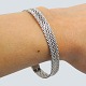 Bracelet in 14k white gold.Clasp with two safety catches.L. 19 cm. W. 0,7 cm.Stamped ...