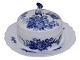 Blue Flower CurvedLidded bowl for butter