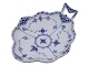 Blue Fluted Half LaceRare dish with a handle from 1898-1923