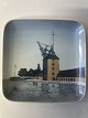 Bing & Grondahl Square Asia (originally ashtray) The old crane at the islet.Decoration ...