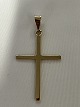 Cross pendant in 14 caratsStamp: BH. 585.Height with eyelet: 4.1 cm.Width: 2.1 ...