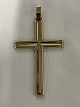Cross Pendant in 14 caratsStamped: AR 585.