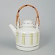 Rörstrand Swedish Grace teapot.Elegant porcelain teapot with a characteristic cylindrical form ...