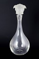 Versace for Rosenthal, very large decanter "Medusa".Very large decanter in clear glass with a ...