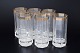 Versace for Rosenthal, set of six drinking glasses "Medusa".Set of six tall drinking glasses ...