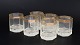 Versace for Rosenthal, set of six whisky glasses "Medusa".Set of six whisky glasses in clear ...
