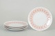 Bjørn Wiinblad for Rosenthal, set of five salad plates.Five porcelain salad plates featuring ...