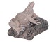 Rare Royal Copenhagen figurineFrog on stone