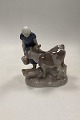 Bing and Grondahl Figurine Girl with Calfs No. 2270. Measures 21 cm / 8 17/64 in. and is in good ...