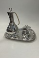 Georg Jensen Sterling Silver Coffee Set with tray No 1015 Sigvard Bernadotte  Measures Coffee ...