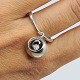 Jacqueline Rabun for Georg Jensen; Cave ring in 18k white gold set with a diamond