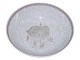 LyngbyCraquele bowl with green leaves