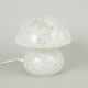 Scandinavian mushroom art glass lamp.
