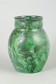 Nittsjö, vase with marbled green glaze.