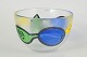 Ulrica Hydman-Vallien for Kosta Boda, large glass bowl.