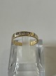 Ladies Ring 14 carat with clear stones.Stamped: JA 585.Size: 61.Beautiful and well ...