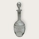 Older Guilloché decanter, ball-cut at the bottom, 29cm high, *Good condition*