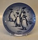 Royal Copenhagen RC 1983 Zoo plate Penguin 7" Zoologisk have København 18 cm In mint and nice ...