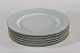 Royal CopenhagenSet of six changer plates with green rim