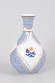 Bing & Grøndahl unique vase.Elegant hand-painted porcelain vase with baluster form, fine ...