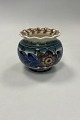 Aluminia Vase with Flower Decoration No. 1307 / 1225Measures 11,7cm / 4.61 inch