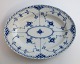 Royal Copenhagen. Blue Fluted Half Lace. Oval serving ...