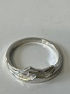 Silver ring in sterling silverSize 56.